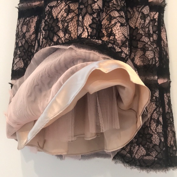 BCBG Max Azria Y2K Vintage Lace Tea Dress - Picture 5 of 8